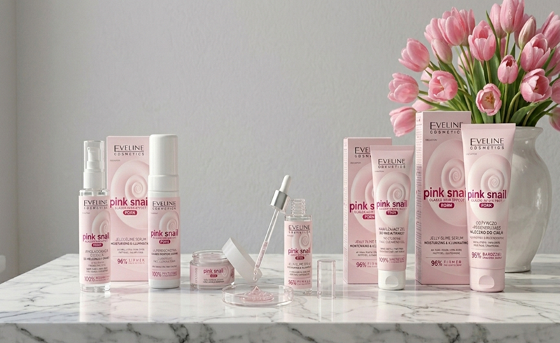 Eveline Pink Snail – Do snail slime cosmetics work? NEW at Tanie Kosmetyki.co.uk